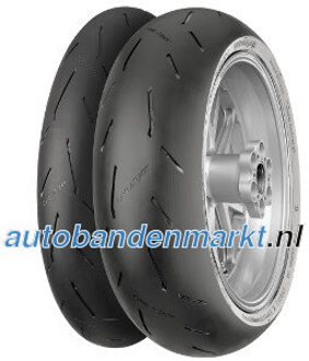 motorcycle-tyres Continental ContiRaceAttack 2 Street ( 180/55 ZR17 TL (73W) Achterwiel, M/C )