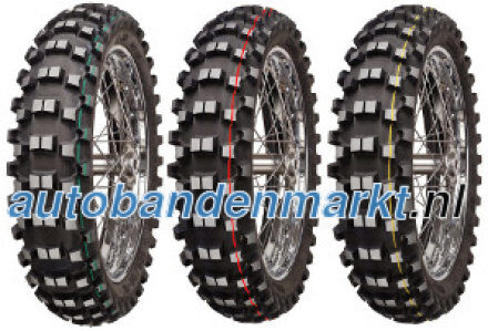 motorcycle-tyres Mitas C-18 ( 120/90-18 TT 65R Achterwiel, Rubbermengsel Country Cross, gelb )