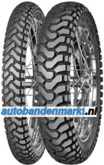 motorcycle-tyres Mitas Enduro Trail ( 110/80B19 TT/TL 59H M+S keurmerk, Rubbermengsel Dakar, Voorwiel, gelb )