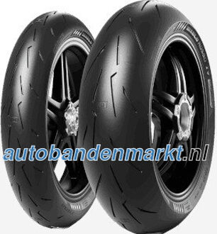 motorcycle-tyres Pirelli Diablo Rosso IV Corsa ( 110/70 ZR17 TL 54W M/C, Voorwiel )