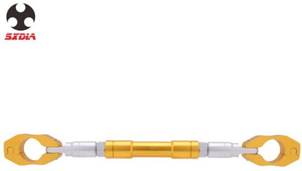 Motorcycle Universal 22mm Stuur Motor Grips Handle Bar Stuurwiel Versterken Verstelbare Cross Bar Dirt Pit Bike Goud