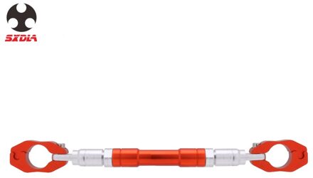 Motorcycle Universal 22mm Stuur Motor Grips Handle Bar Stuurwiel Versterken Verstelbare Cross Bar Dirt Pit Bike Oranje