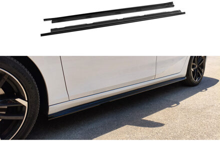 Motordrome Set sideskirts passend voor Opel Astra L Hatchback 2021- (ABS Glanzend zwart) DXSOP06