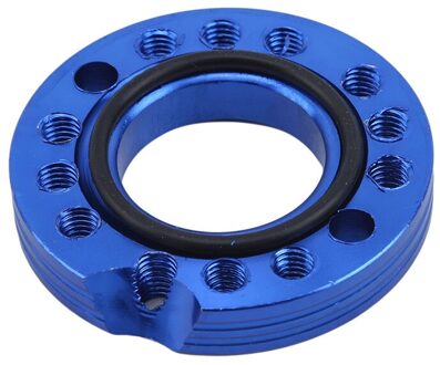 Motorfiets 1 Set (1 Regulator + 1 Lederen Ring) Motorfiets Regulator Voor Bike Motorcycle Accessoires blauw