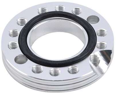 Motorfiets 1 Set (1 Regulator + 1 Lederen Ring) Motorfiets Regulator Voor Bike Motorcycle Accessoires zilver