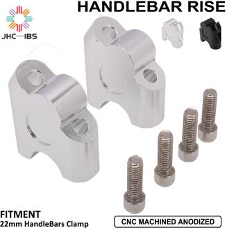 Motorfiets 2 Inch Draaibare Stuur Riser Voor 7/8 "22Mm Vet Stuur Klem Stuur Universal Geanodiseerd