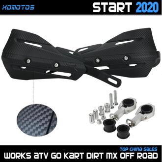 Motorfiets 22Mm 28Mm Hand Guard Handguard Protector Voor Ktm Kayo Sx Sxf Klx Kx Kxf Yz Yzf Cr crf Rmz Dirt Bike Enduro Supermoto zwart-zwart