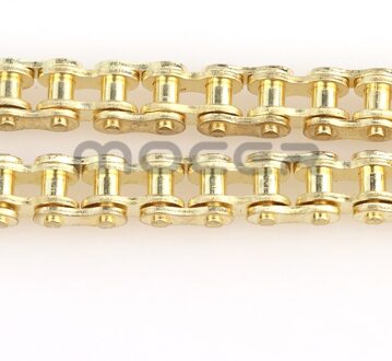 Motorfiets 25H Kettingen 68L-158L Link Gouden Ketting Voor 47cc 49cc Pocket Bike Mini Moto Quad Dirt Atv Scooter Fiets onderdelen Roze