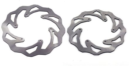 Motorfiets 260Mm 220Mm Voor Achter Remschijven Rotors Voor Xc Sx Sxf Xc Xcw Xcf Xcfw 125 150 250 350 450 500 1994 voorkant en achterkant