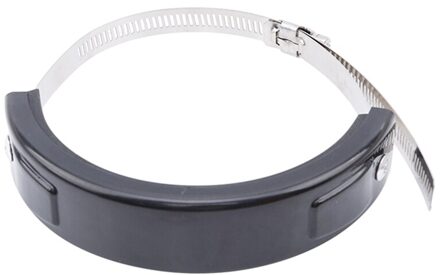 Motorfiets Accessoires 100-160Mm Universele Ronde Uitlaat Protector Uitlaatpijp Vaststelling Ringen zwart