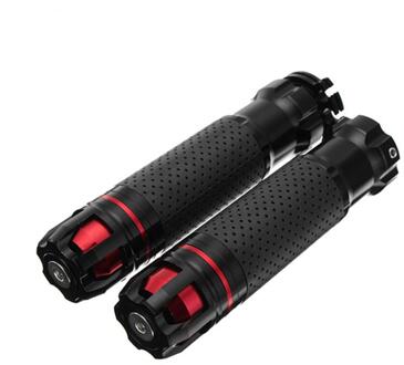 Motorfiets Accessoires Cnc Handvatten Handvat Grip Handle Bar Motorfiets Grips Voor Honda Kawasaki Yamaha Suzuki Hyosung zwart