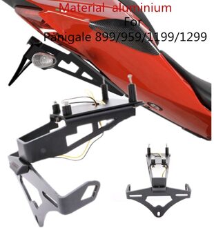 Motorfiets Accessoires Licence Nummer Kentekenplaat Houder Beugel Licht Voor Ducati Panigale 899/959/1199/1299