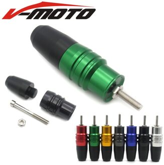 Motorfiets Accessoires Onderdelen Uitlaat Sliders Valblokken Protector Voor Kawasaki Ninja Z800 Z900 Z250 Z300 Z650 250 300 Motor blauw