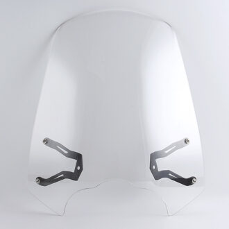 Motorfiets Accessoires Voorruit Voorruit Shield Screen Protector met Beugel Voor Kawasaki VN650 Vulcan S 650 doorzichtig