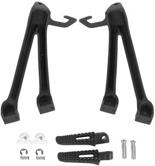 Motorfiets Achter Passenger Footrest Voetsteunen Voor Suzuki Gsxr GSX-R 600 750 2006-2007 K6 K7 zwart
