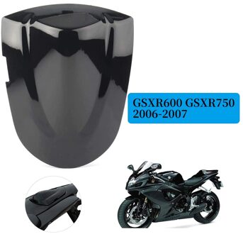 Motorfiets Achter Penger Passagierszadel Kap Kuip Cover Voor Suzuki GSXR600 750 K6 2006-2007 (Zwart)