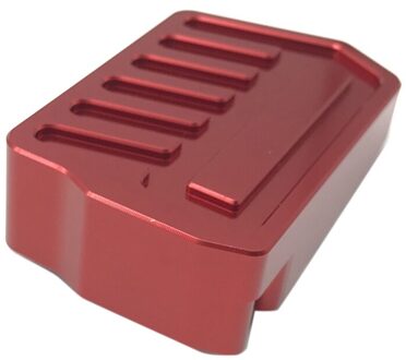 Motorfiets Achter Voet Remhendel Peg Pad Vergroten Extender Voetsteunen Pedalen Voor Kawasaki Ninja400 Z400 rood