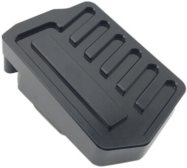 Motorfiets Achter Voet Remhendel Peg Pad Vergroten Extender Voetsteunen Pedalen Voor Kawasaki Ninja400 Z400 zwart