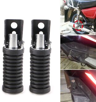 Motorfiets Achter Voetsteunen Plaat Voetsteun Rubber Pad Grip Cover voor Suzuki 125cc GN 125 Accessoire