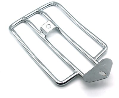 Motorfiets Achterbank Plating Rack Motorfiets Achter Solo Zetels Voor Harley Xl Sportster Iron 48 Bagagerek Ondersteuning Frame zilver