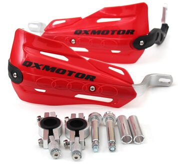 Motorfiets Aluminium Hand Guards Handguards Voor Cr Crf XR125 250 450 Motocross Dirt Bike Enduro Supermoto wit