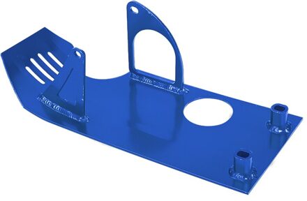 Motorfiets Aluminium Onderdelen Skid Plaat Lagere Start Motor Motor Case Protector Fit XR50 CRF50 50cc-140cc Aap Pit Dirt Bike blauw