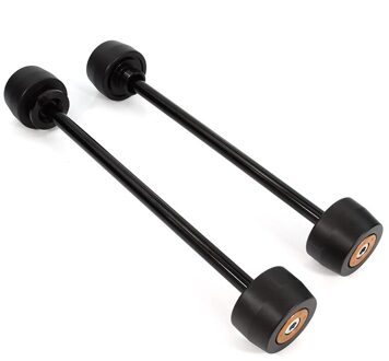 Motorfiets Aluminium Voor En Achter Vork Sliders Crash Protector Fit Voor Ktm 690 Smc R 690 Smc 690 Duke R husqvarna 701 Supermoto oranje