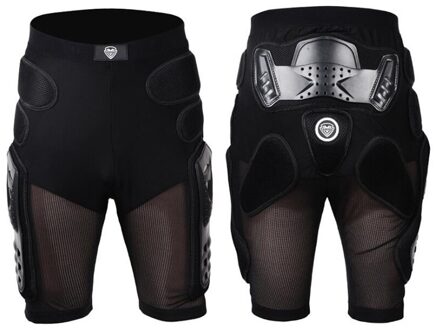 Motorfiets Armor Shorts Pnats Ademend Motocross Knee Protector Schaatsen Extreme Sport Beschermende Gear Heupkussen Broek P-01