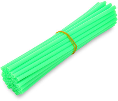 Motorfiets As Velgen Buis Motor Crossmotor Moto Wheel Cover Spoke Skins Wrap Buizen Decor Protector Road Lijkwaden Covers 36 stuks groen