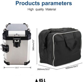 Motorfiets Bagage Tassen Voor Bmw R1250GS Adv Black Inner Tassen R 1200 Gs Adventure Watergekoelde 45L kant doos zak