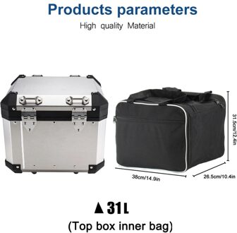 Motorfiets Bagage Tassen Voor Bmw R1250GS Adv Black Inner Tassen R 1200 Gs Adventure Watergekoelde een top doos zak