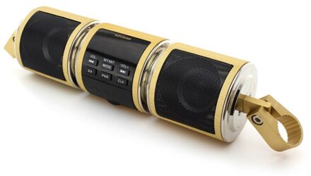 Motorfiets Bluetooth MP3 Audio Omgebouwd Waterdichte Bluetooth Speaker Multi-Functie Met Display Dual Speakers 1