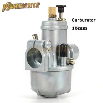 Motorfiets Carburateur 12Mm 15Mm 17Mm Puch Voor Bromfiets Bing Stijl Carb Voorraad Maxi Sport Luxe Newport Cobra carburador Motoren E50 PUCH 15mm