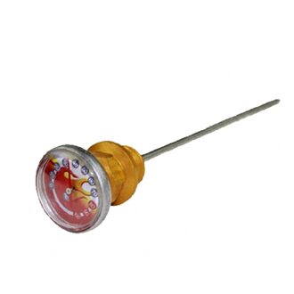 Motorfiets Cnc Aluminium Olie Tank Temperatuurmeter Peilstok Accessoires gouden