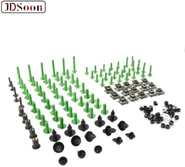 Motorfiets Compleet Kuip Bouten Schroef Voor Kawasaki Ninja 250R 300 400 650 ZX10R ZX11 ZX6R 7R 9R 14R Z750 Z1000 versys650 1000 groen