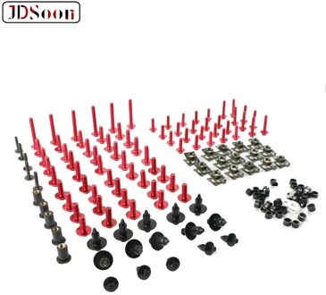 Motorfiets Compleet Kuip Bouten Schroef Voor Kawasaki Ninja 250R 300 400 650 ZX10R ZX11 ZX6R 7R 9R 14R Z750 Z1000 versys650 1000 Rood