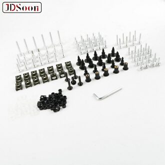 Motorfiets Compleet Kuip Bouten Schroef Voor Kawasaki Ninja 250R 300 400 650 ZX10R ZX11 ZX6R 7R 9R 14R Z750 Z1000 versys650 1000 Zilver