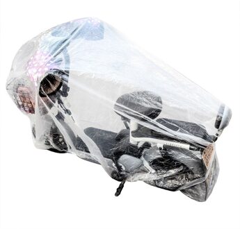 Motorfiets Cover Wegwerp Transparante Protector Covers Alle Seizoen Outdoor Waterdichte Bike Scooter Regen Stofdicht Covers M L Xl