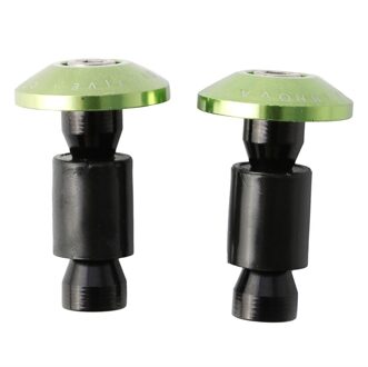 Motorfiets Dirt Bike Cnc Handvatten Slider Cap Plug Aluminium Bar End groen