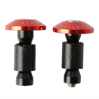 Motorfiets Dirt Bike Cnc Handvatten Slider Cap Plug Aluminium Bar End Rood