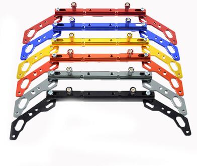 Motorfiets Duurzaam Aluminium Stuur Balans Hendel Motorbike Handle Cross-bar Motorfiets Accessoires cafe racer Zilver