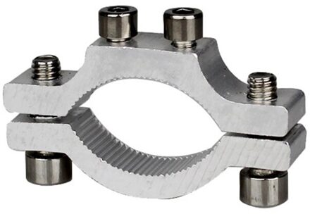 Motorfiets E-Bike Koplamp Spotlight Mount Vaste Klem Beugel Clip Aluminium Zilver Motorfiets Accessoires