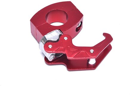 Motorfiets Fiets Hook Bagage Tas Hanger Helm Klauw Haak Dragen Installeren Opbergtas Houder Aluminium rood
