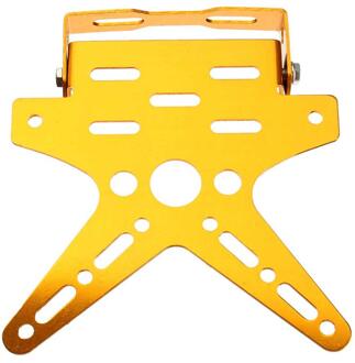 Motorfiets Frame Kentekenplaat Voor Ondersteuning Frame Voor Triomfantelijke Goud