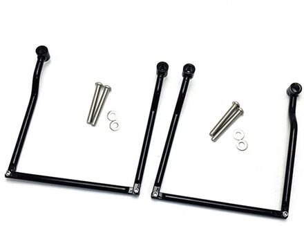 Motorfiets Gemodificeerde Kits Set Universele Zadel Side Opknoping Tas Bagage Compleet Moving Side Box Houder zwart