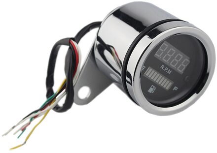 Motorfiets Gemodificeerde Toerenteller Digitale Universele Elektronische Horloge Toerenteller Met Olie Meter