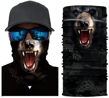 Motorfiets Gezichtsmasker Fietsen Halloween Hoofd Sjaal Halswarmer Skull Ski Bivakmuts Hoofdband Scary Балаклава Masker Outdoor