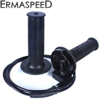 Motorfiets Grips 7/8 "22 Mm Handvat Throttle Clamp Hand Grip Met Twist Kabel Voor 50-250CC Atv Quad Pit Dirt bike Motocross Racing
