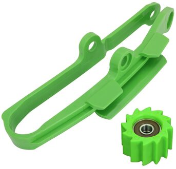 Motorfiets Groene Keten Slider Gids Achterbrug Roller Voor Kawasaki KXF250 KXF450 KX250F KX450F Kxf 250 450 3