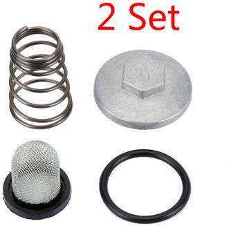 Motorfiets GY6 50cc 125cc 150cc Olie Filter Afvoer Plug Kit Voor Chinese Bromfiets Scooter Baotian Benzhou Taotao 2 reeks